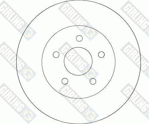 Girling 6042184 - Bremžu diski autospares.lv