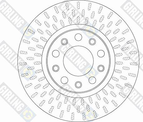 Girling 6064501 - Bremžu diski autospares.lv