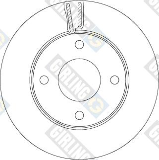 Girling 6064171 - Bremžu diski autospares.lv