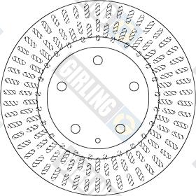 Girling 6066702 - Brake Disc www.autospares.lv