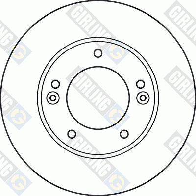 Girling 6060815 - Bremžu diski www.autospares.lv