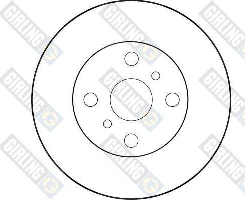 Girling 6014093 - Bremžu diski autospares.lv