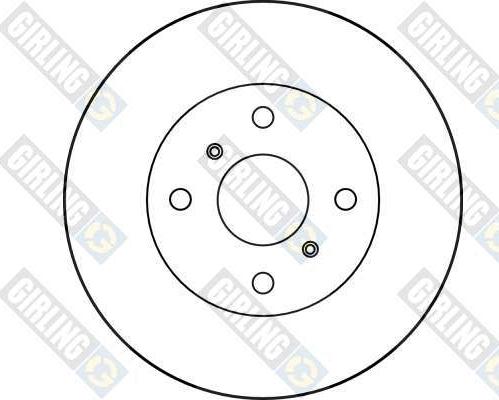 Girling 6014231 - Bremžu diski autospares.lv