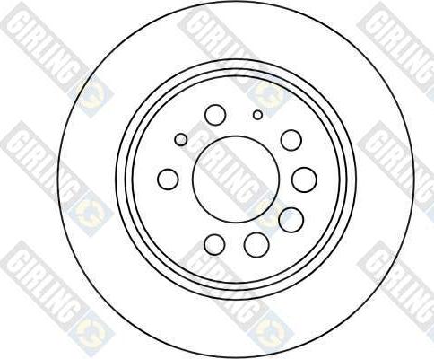 Girling 6016744 - Bremžu diski autospares.lv