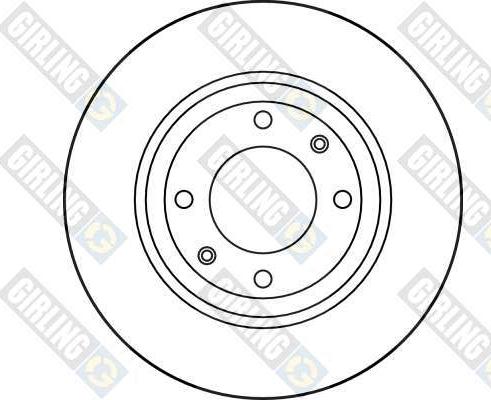 Girling 6012201 - Тормозной диск www.autospares.lv