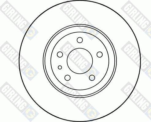 Girling 6017491 - Bremžu diski autospares.lv