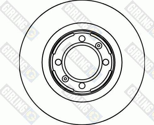 Girling 6017143 - Тормозной диск www.autospares.lv