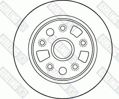 Girling 6031174 - Bremžu diski www.autospares.lv