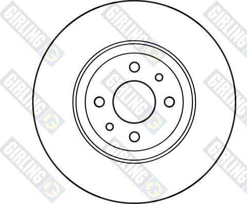 Girling 6025661 - Bremžu diski autospares.lv