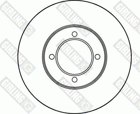 Girling 6026911 - Тормозной диск www.autospares.lv