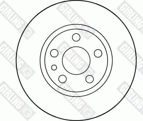 Girling 6027541 - Brake Disc www.autospares.lv