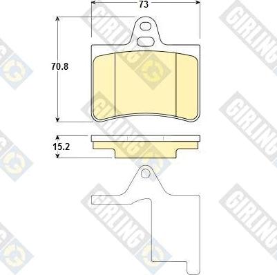 Girling 6114509 - Bremžu uzliku kompl., Disku bremzes autospares.lv