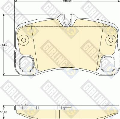 Girling 6117929 - Bremžu uzliku kompl., Disku bremzes autospares.lv