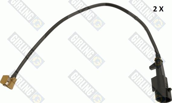 Girling 6336902 - Warning Contact, brake pad wear www.autospares.lv