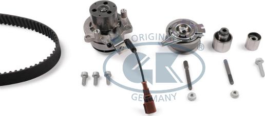 GK K980316A - Water Pump & Timing Belt Set www.autospares.lv