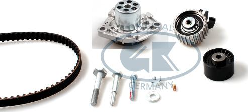 GK K981089E - Water Pump & Timing Belt Set www.autospares.lv