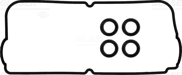 Glaser V38569-00 - Blīvju komplekts, Motora bloka galvas vāks www.autospares.lv