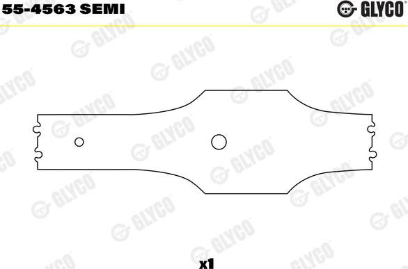 Glyco 55-4563 SEMI - Bukse, Klanis www.autospares.lv