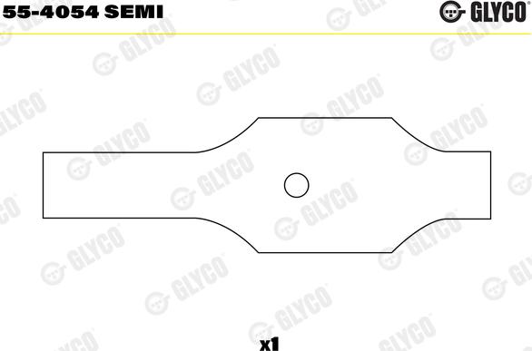 Glyco 55-4054 SEMI - Bukse, Klanis www.autospares.lv