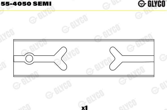 Glyco 55-4050 SEMI - Bukse, Klanis www.autospares.lv