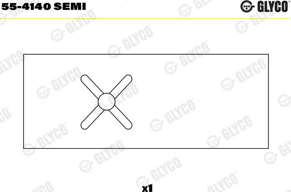 Glyco 55-4140 SEMI - Bukse, Klanis www.autospares.lv