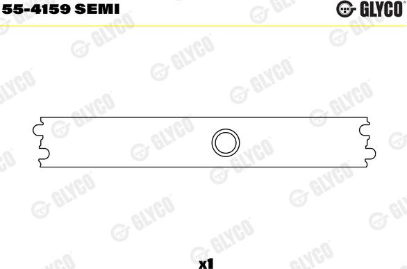 Glyco 55-4159 SEMI - Bukse, Klanis www.autospares.lv