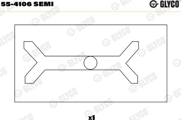 Glyco 55-4106 SEMI - Bukse, Klanis www.autospares.lv