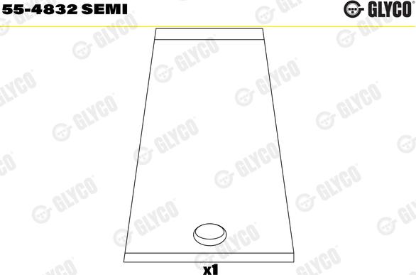 Glyco 55-4832 SEMI - Bukse, Klanis www.autospares.lv