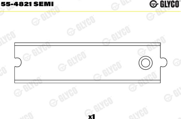 Glyco 55-4821 SEMI - Bukse, Klanis www.autospares.lv