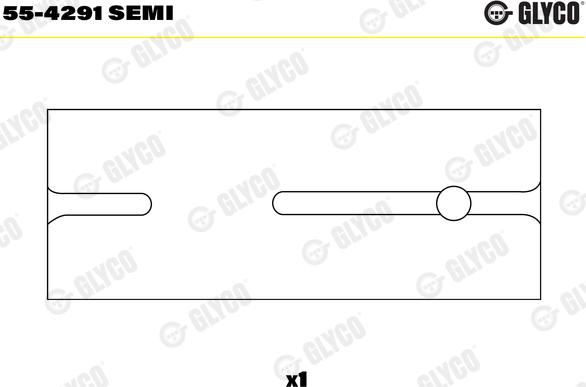 Glyco 55-4291 SEMI - Bukse, Klanis www.autospares.lv