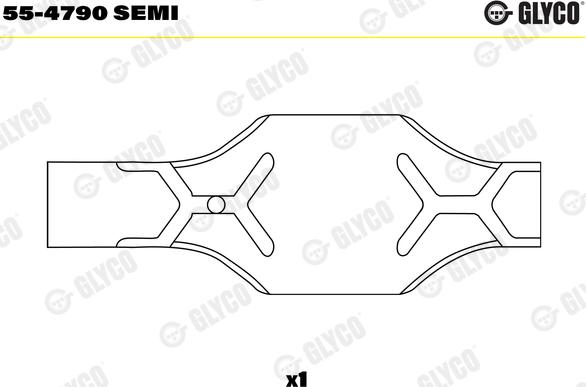 Glyco 55-4790 SEMI - Bukse, Klanis www.autospares.lv