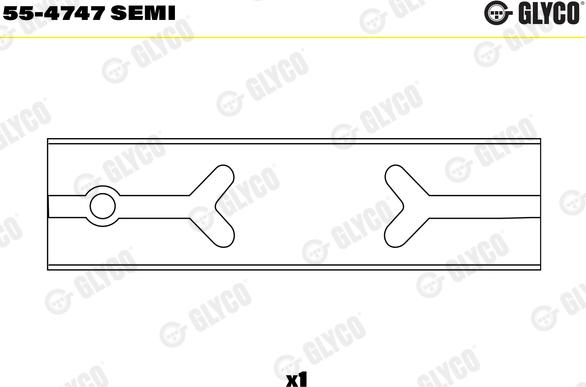 Glyco 55-4747 SEMI - Bukse, Klanis www.autospares.lv