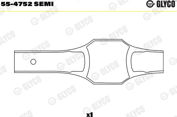 Glyco 55-4752 SEMI - Bukse, Klanis www.autospares.lv