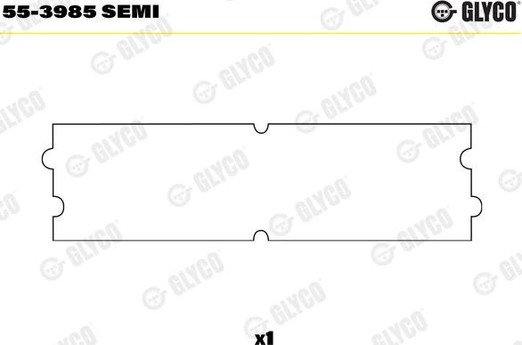 Glyco 55-3985 SEMI - Bukse, Klanis www.autospares.lv