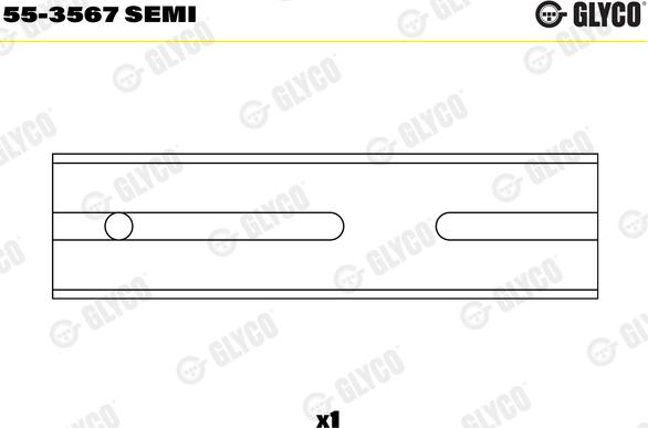 Glyco 55-3567 SEMI - Bukse, Klanis www.autospares.lv