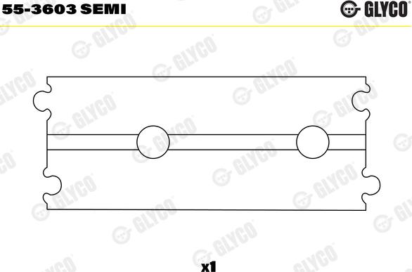 Glyco 55-3603 SEMI - Bukse, Klanis www.autospares.lv