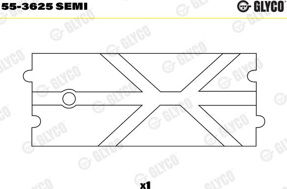 Glyco 55-3625 SEMI - Bukse, Klanis autospares.lv