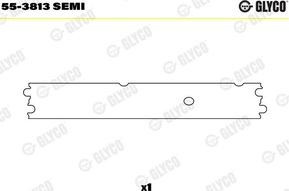 Glyco 55-3813 SEMI - Bukse, Klanis www.autospares.lv