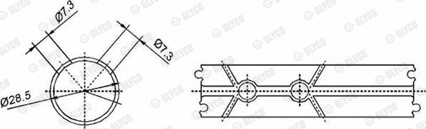 Glyco 55-3831 SEMI - Bukse, Klanis autospares.lv