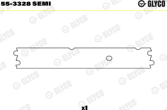 Glyco 55-3328 SEMI - Bukse, Klanis www.autospares.lv