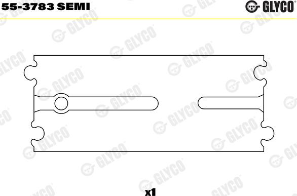 Glyco 55-3783 SEMI - Bukse, Klanis www.autospares.lv