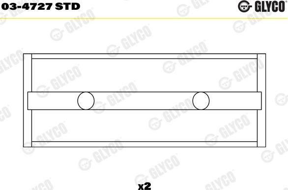 Glyco 03-4727 STD - Sadales vārpstas gultnis www.autospares.lv