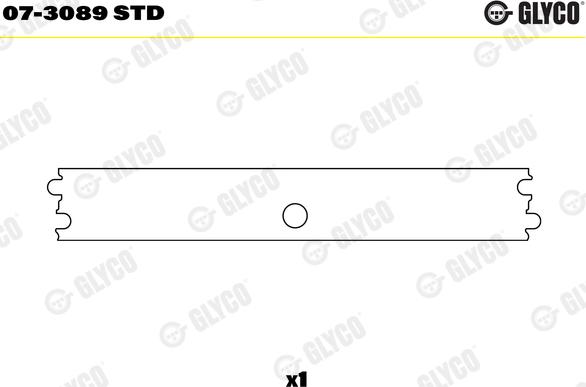 Glyco 07-3089 STD - Bukse, Rokera svira www.autospares.lv