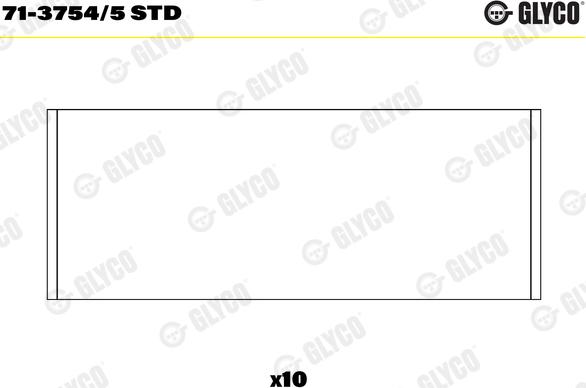 Glyco 71-3754/5 STD - Klaņa gultnis www.autospares.lv