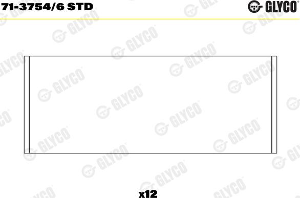 Glyco 71-3754/6 STD - Klaņa gultnis www.autospares.lv