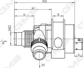 GMB GEW-BM015 - Papildus ūdenssūknis www.autospares.lv