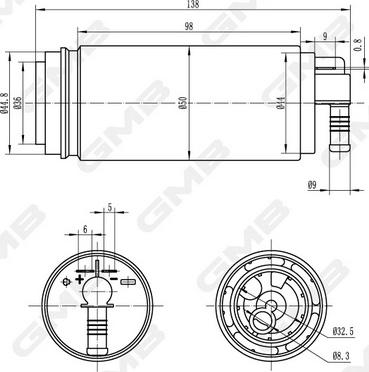 GMB GFPS-044A - Degvielas sūkņa modulis www.autospares.lv