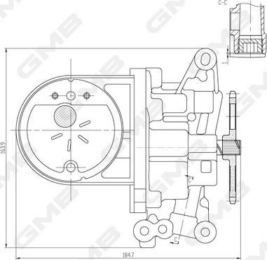 GMB GOAS-92A - Eļļas sūknis www.autospares.lv