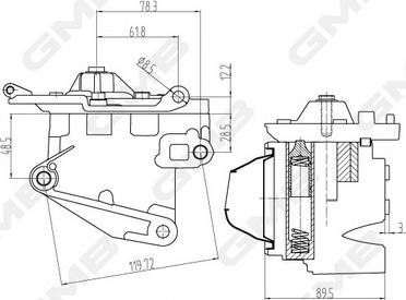 GMB GOAS-52A - Eļļas sūknis www.autospares.lv