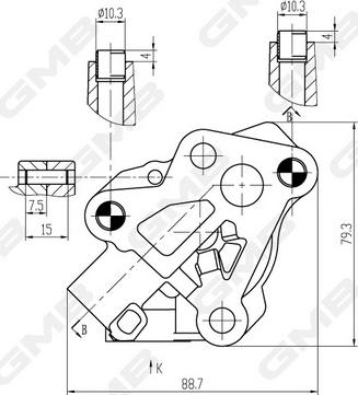 GMB GOAS-103A - Eļļas sūknis www.autospares.lv